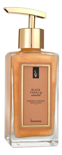 Sabonete Líquido | 250ml | Via Aroma | Black Vanilla