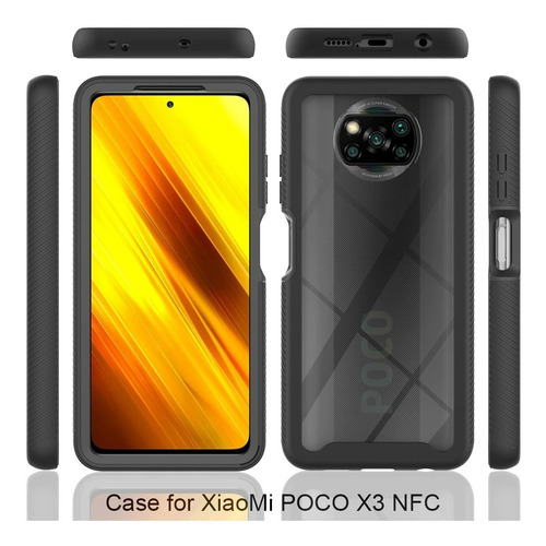 Imagen 7 de 7 de Case 360 Xiaomi Poco X3 / Poco F3 / K40 / K40 Pro Anti Impac
