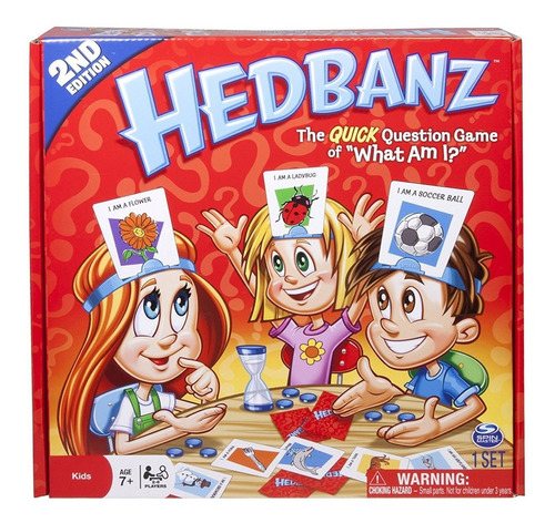 Hedbanz Game 2nd Edition Juego De Preguntas Rápidas De...