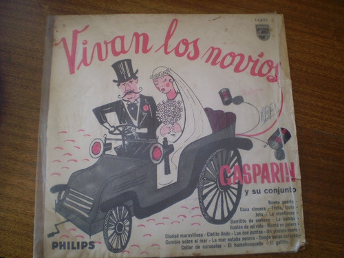 Vinilo Lp Gasparin Y Su Conjunto Vivan Los Novios(u460