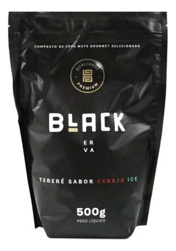 Erva Mate Black Erva Terere Premium 500g - Cereja Ice