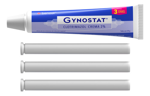 Crema Gynostat Benzal Clotrimazol 2% 3 Aplicadores 20gr Anti