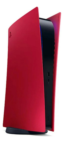 Playstation 5 Tapas Originales Cover Standar Volcanic Red 