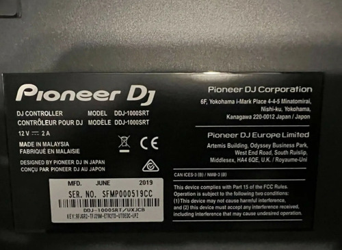 Imagen 2 de 3 de Pioneer Dj Ddj-1000srt Serato Dj Contrololador