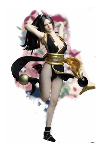 1/6 Set Super Duck Mai Shiranui Color Negro King Of Fighters