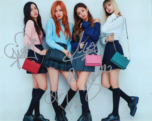 Autógrafos Blackpink Foto 10 X 8 