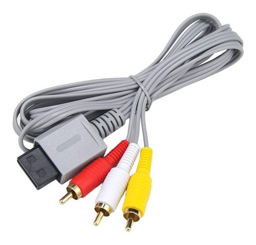 Cable Av Nintendo Wii 3 Colores Cable Rca Consola Wii Stereo