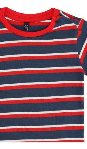 Pack De Playeras Estilo Ringer De Bebé Niño C&a (3000692
