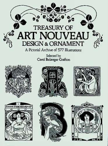 Book : Treasury Of Art Nouveau Design & Ornament (dover P...
