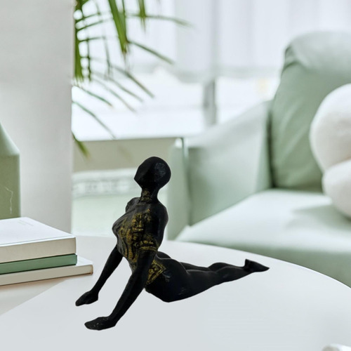 Figura De Resina Con Pose De, Estatua, Obra De Extensión
