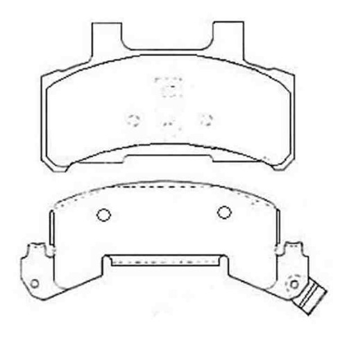 Pastilla De Freno Chevrolet Cavalier 88/91 Delantera