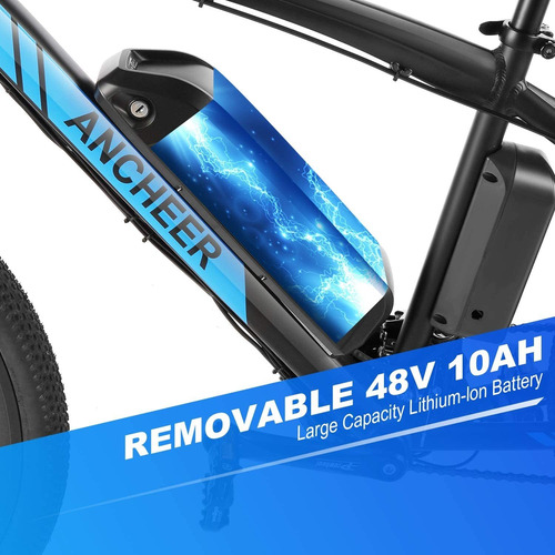 Imagen 3 de 15 de Bicicleta Eléctrica Ancheer 500w