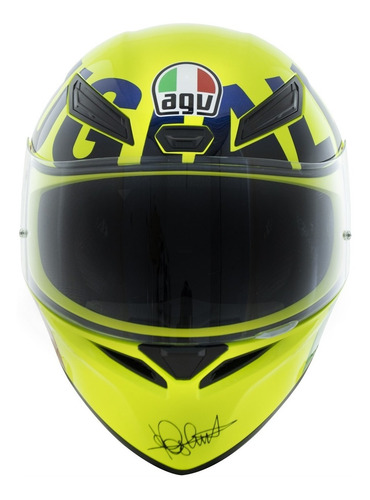 Imagem 2 de 5 de Capacete Agv K1 Mugiallo Amarelo Valentino Rossi