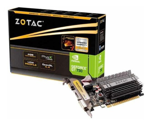 Imagen 1 de 7 de Tarjeta Video Zotac Gt730 4gb Ddr3 64bit Pci-e 2.0 Vga Hdmi