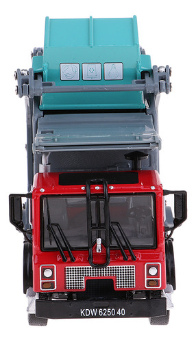 1:24 Diecast Model Truck Reciclaje Transporte Vehículo