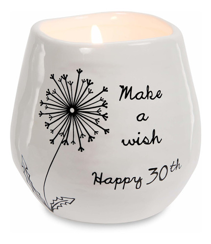 Pavilion Gift Company Make A Wish Happy 30th Vela De Cera De