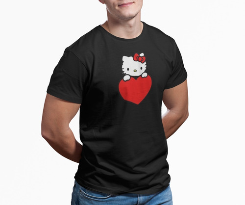 Playera Hello Kitty Con Corazón 14 De Febrero San Valentín