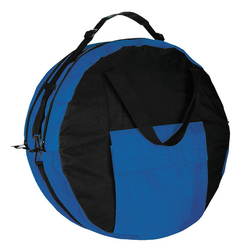 Bolso De Doble Cuerda De Cuero Weaver Azul, 20 X 8,5