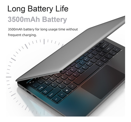 11.6 Computadora Portátil Win11 Intel N4000 8gb 256gb Ssd