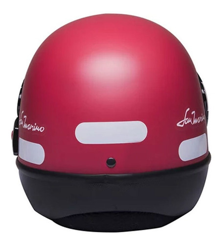 Imagem 3 de 5 de Capacete Taurus San Marino Colors Vermelho
