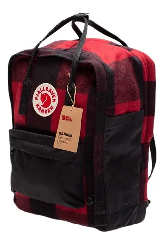 Fjallraven Mochila Kanken Classic para el diario, Rojo, talla única