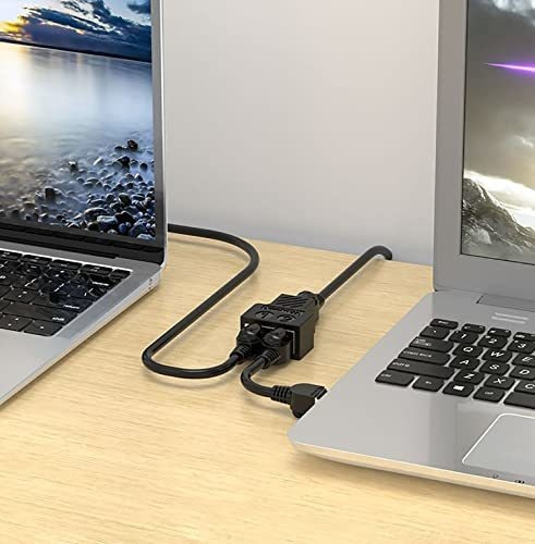 Conector Divisor Rj45 Adaptador 1 2 Ethernet Doble Hub