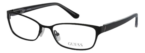 Guess Gu 2515 002 Gafas Negras Mate De 50 Mm, 16-135
