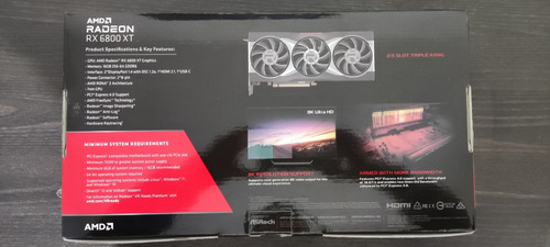 Placa De Video Amd Radeon Rx 6800 Series Rx 6800 Xt 16gb (Usado)