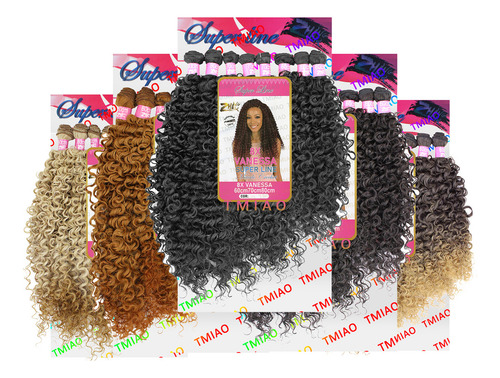 Cabelo Vanessa Orgânico Cacheado 400grs 8x 80cm 350+grs Cor 27/30