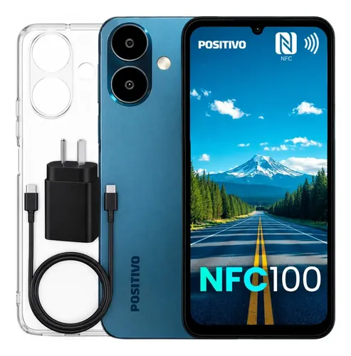 Celular Quantum NFC100 4gb Ram 128gb Con NFC Android 15 6.75 Hd+ Dual Sim OctaCore Huella Digital