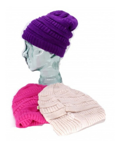 Gorro Fucsia Inverno Plumitaa Off