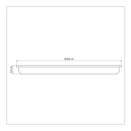 Pizzera Teflon Antiadherente Molde Pizza Tramontina 35 Cm