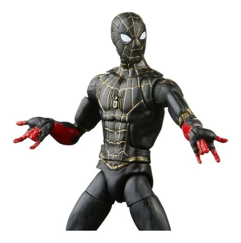 Figura Spider-man Black Suit No Way Home Marvel Legends