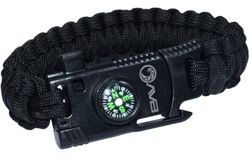 Bracelete Pulseira Apito Paracord Faca Bússola Avb Bpc9bwn