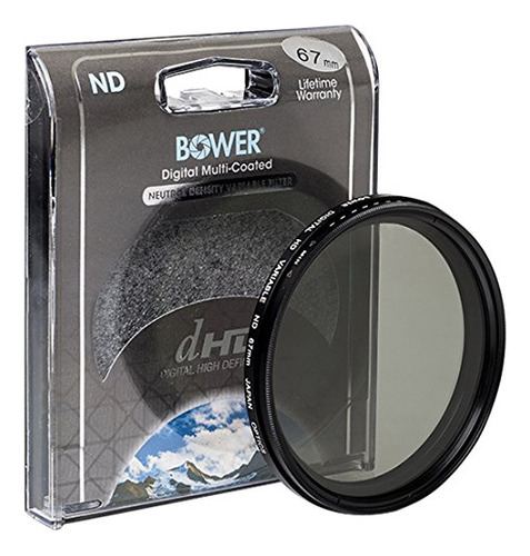 Filtro Nd Variable Bower Fn67 67mm (negro)