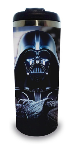 Termo  De Acero Darth Vader, Star Wars.