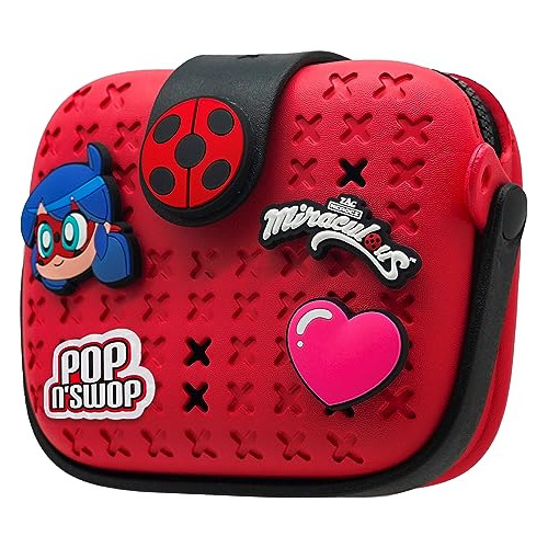 Bolsa De Intercambio Pop N' Swop De Ladybug Roja Niñas...