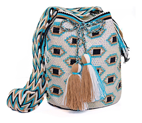 Mochila Wayuu Original Ojo Turco Amuleto + Obsequio