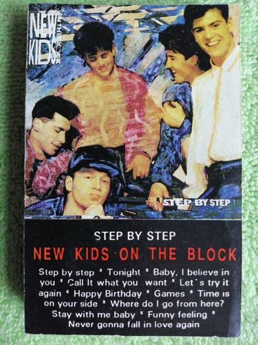 Eam Kct New Kids On The Block Step By Step 1990 Tercer Album