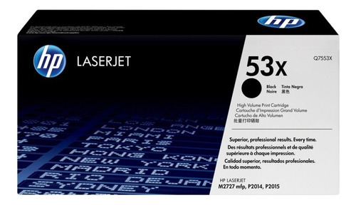 Toner Hp Q7553x Q7553 7553x 53x P2014 P2015 Caja Outlet