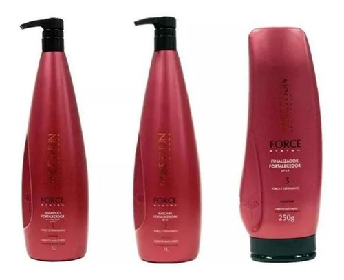 Kit Aneethun Force System Shampoo 1l + Máscara 1l + Finaliz