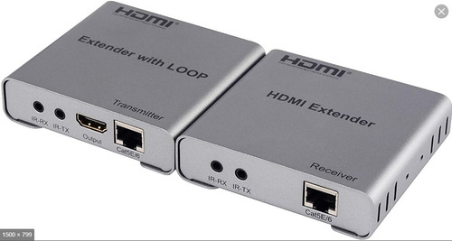 Extensor De Hdmi Hasta 60m Por Cable De Red  Video Hd 1080