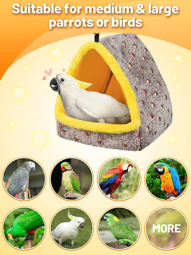 Nido Grande Invierno Cálido Para Pájaros Hamaca Colgantecama