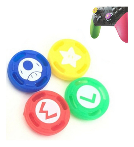 X4 Silicona Stick Grips Joystick Para Nintendo Switch Pro