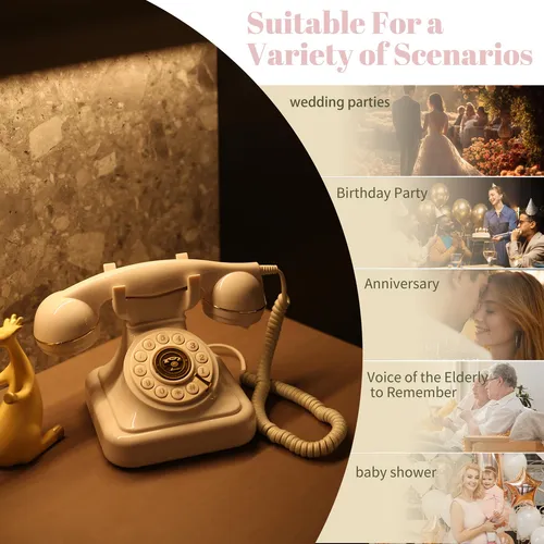 Fiayacom Libro De Invitados De Audio Para Telefono De Boda,
