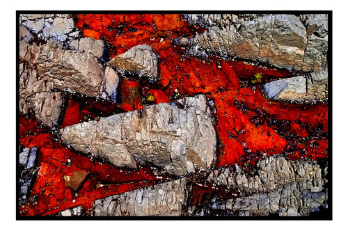 Exclusiva Fotografía Abstracta De Rocas De Mar.