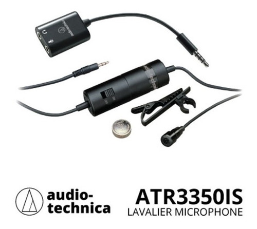 Micrófono Lavalier Audiotechnica Atr3350xis