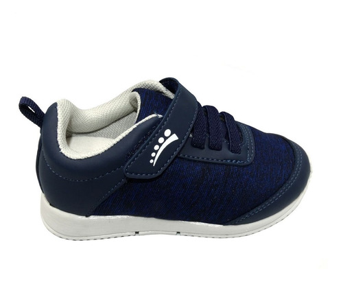 Tênis Infantil Ortopasso Jogging Menino Azul Marinho