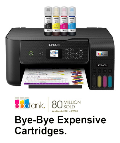 Epson Ecotank All-in-one Wireless Color Inkjet Printer