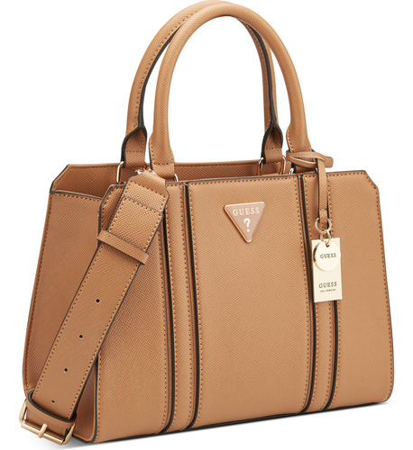 Bolsa Guess Factory Eg959806-cam Acabado de los herrajes Níquel Color Marrón claro Correa de hombro Marrón claro Diseño de la tela Lisa